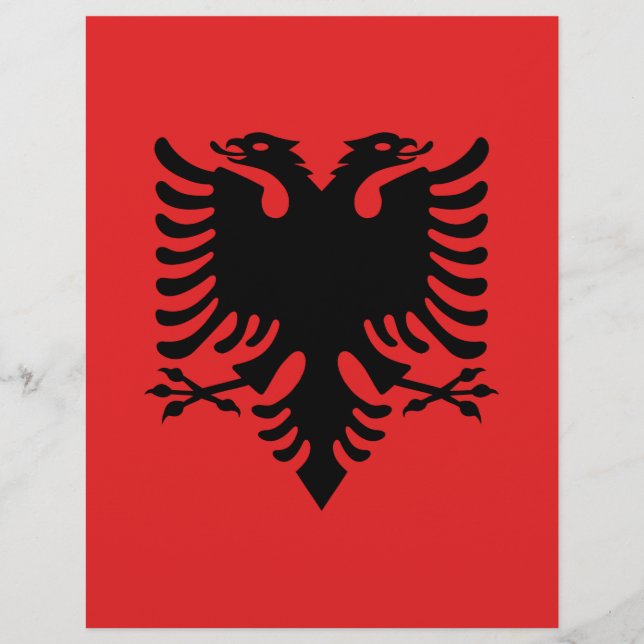 Lámina Bandera de Albania (Anverso)
