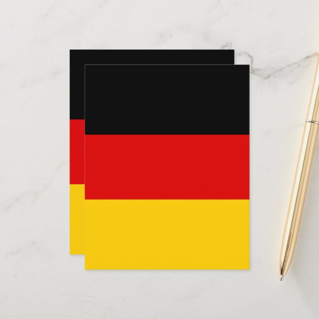 Lámina Bandera de Alemania (Anverso/Reverso In Situ)