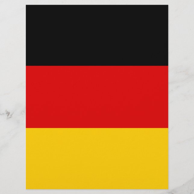 Lámina Bandera de Alemania (Anverso)
