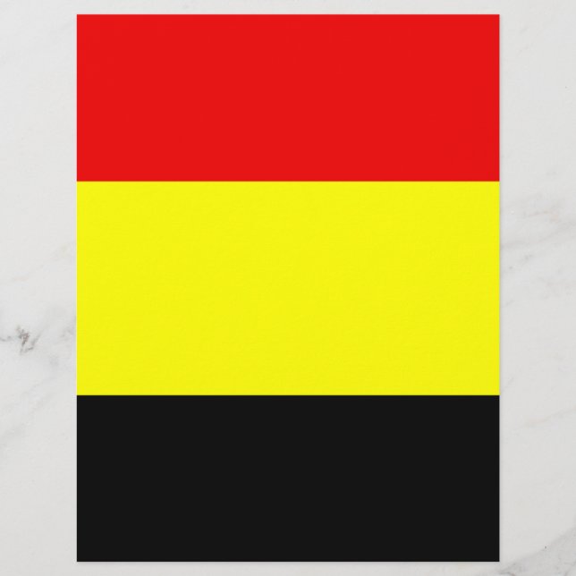Lámina Bandera de Bélgica (Anverso)