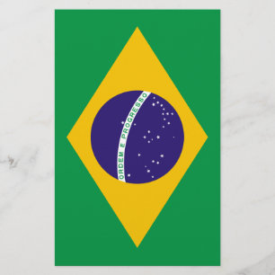 Lámina bandera de Brasil