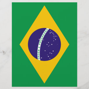 Lámina Bandera de Brasil