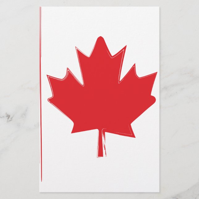Lámina Bandera de Canadá (Anverso)