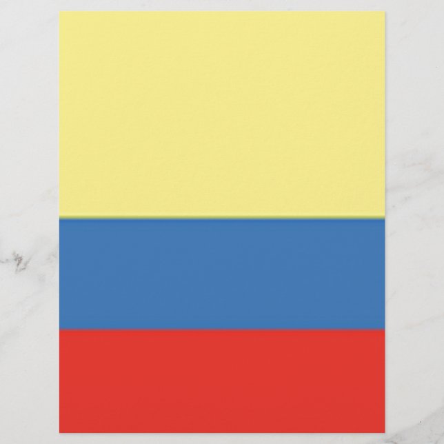 Lámina Bandera de Colombia (Anverso)