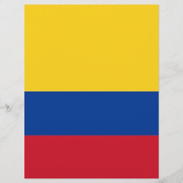 Lámina Bandera de Colombia (Anverso)