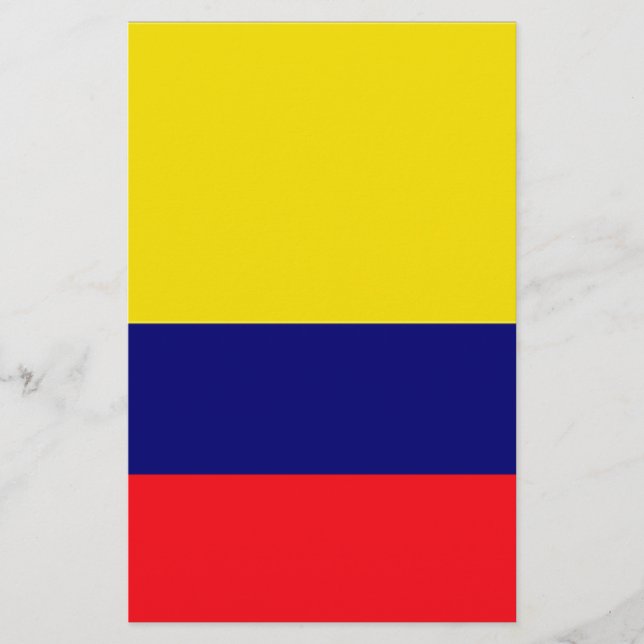 Lámina Bandera de Colombia (Anverso)