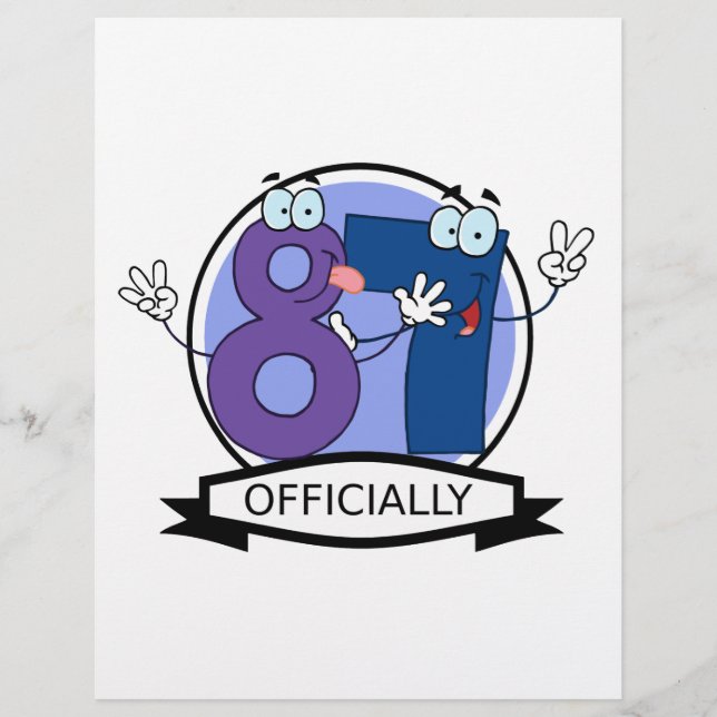 Lámina Bandera de cumpleaños 87 oficial (Anverso)