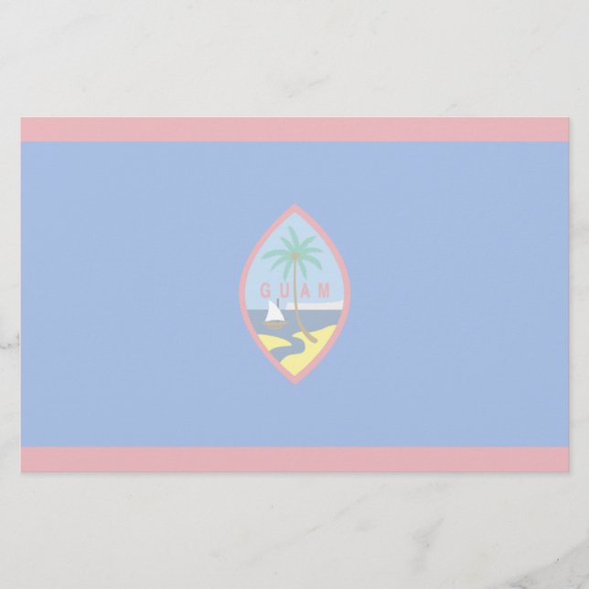 Lámina Bandera de Guam (Anverso)