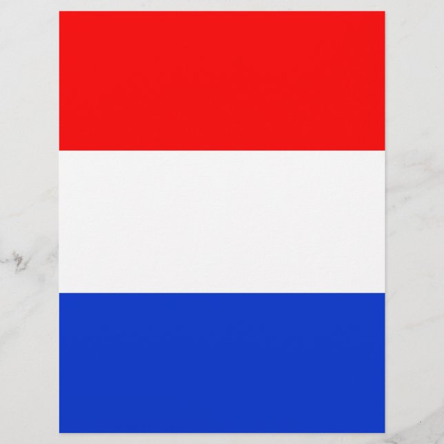 Lámina Bandera de los Países Bajos (Anverso)