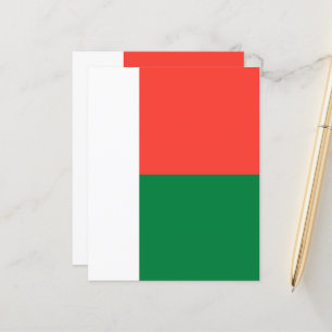 Lámina Bandera de Madagascar