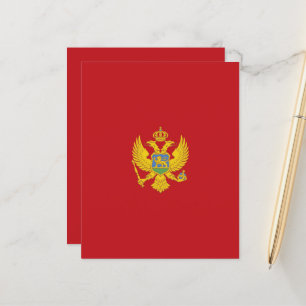 Lámina Bandera de Montenegro