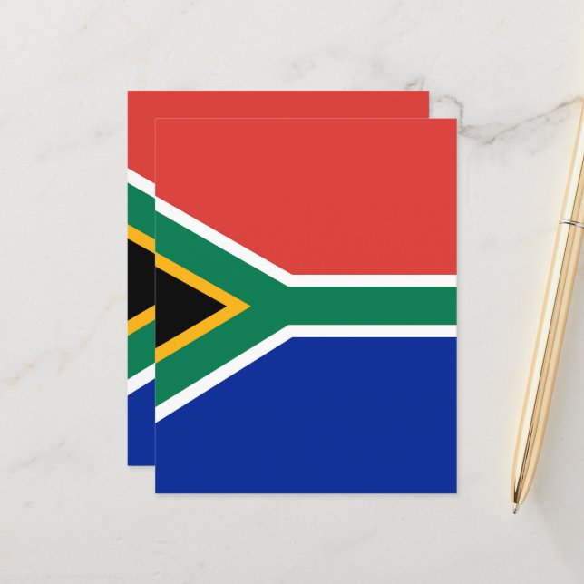 Lámina Bandera de Sudáfrica (Anverso/Reverso In Situ)