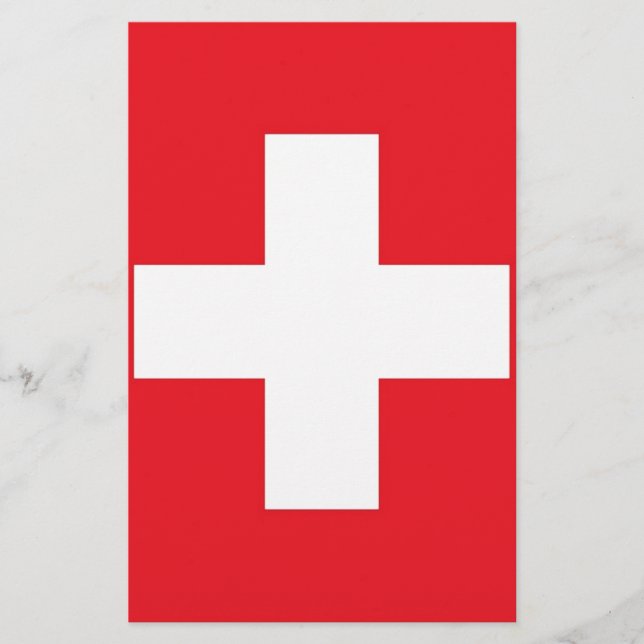 Lámina Bandera de Suiza (Anverso)