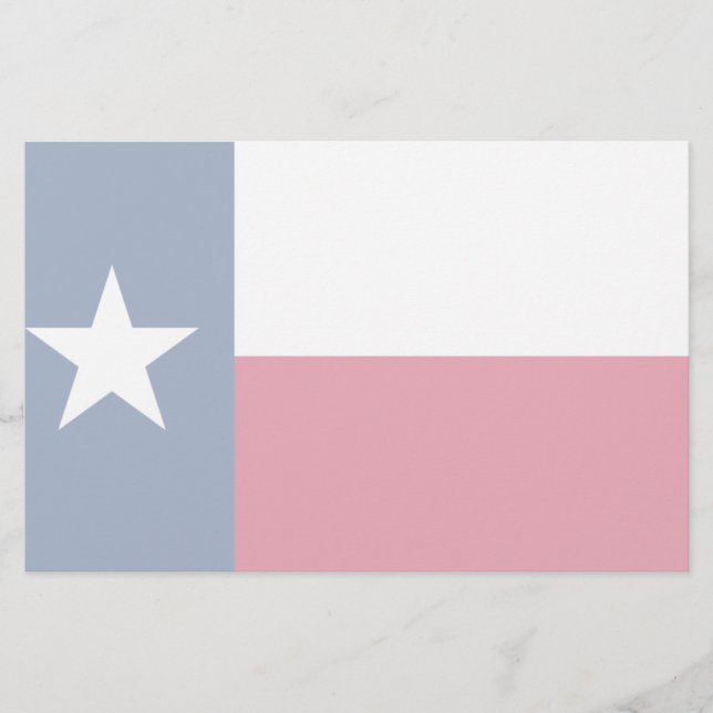 Lámina Bandera de Texas (Anverso)