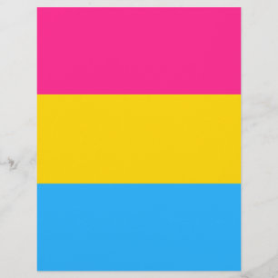 Lámina Bandera del orgullo pansexual LGBTQ