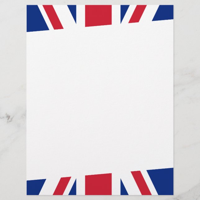 Lámina bandera del Reino Unido (Anverso)