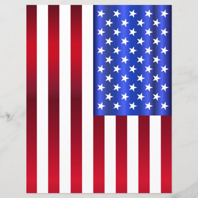 Lámina Bandera estadounidense (Anverso)