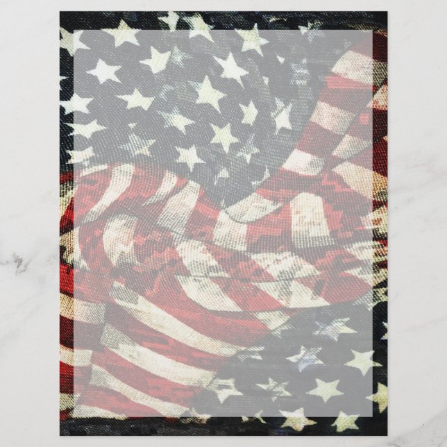 Lámina Bandera estadounidense-camuflaje por Shirley Taylo (Anverso)