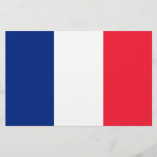 Lámina Bandera francesa