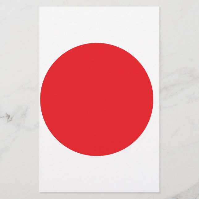 Lámina Bandera japonesa (Anverso)