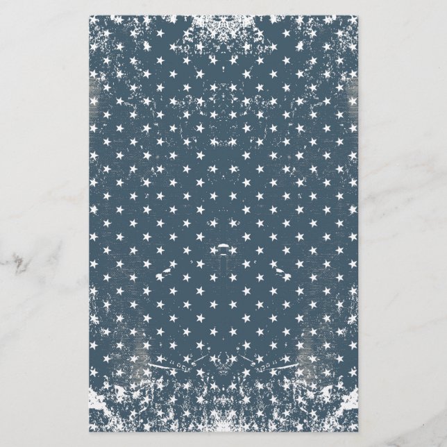 Lámina bandera vertical americana (Anverso)