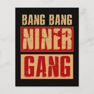 Lámina Bang Bang Niner Gang