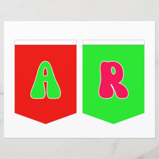 Lámina Banner de Maligayang Kaarawan AR