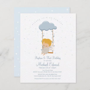 Lámina Baptismo Angel Bebé Dulce Presupuestario