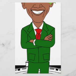 Lámina barack obama santa claus