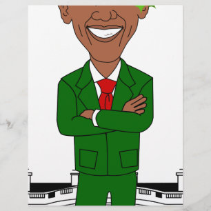 Lámina barack obama santa claus