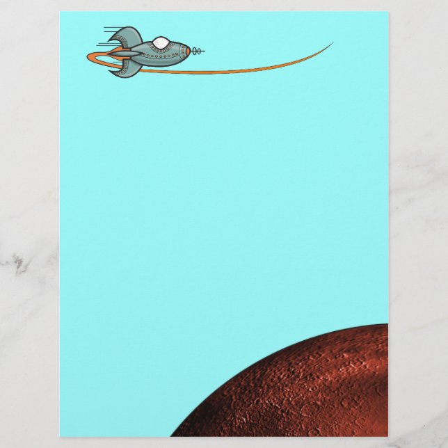 Lámina Barco espacial (Anverso)