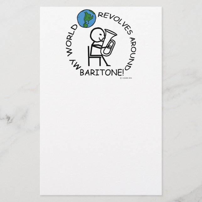 Lámina Baritone - El mundo gira (Anverso)