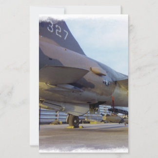 Lámina Base Aérea de Korat Tailandia 1968 F-105 Impresi