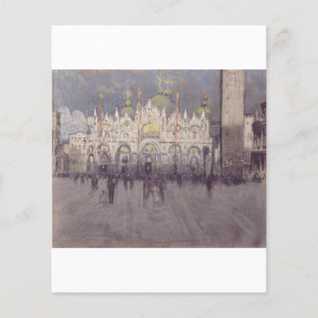 Lámina Basílica Catedral Patriarcal de San Marcos (Anverso)