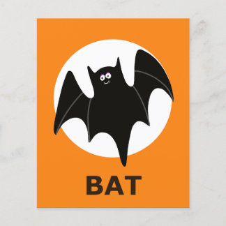 Lámina BAT Halloween Flashcard