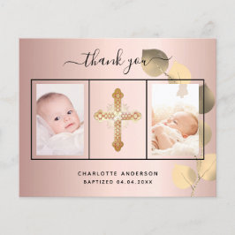 Lámina Bautismo presupuestal rosa eucalipto foto gracias