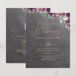 Lámina Baya Floral Gris Plateado Otoño Invierno Boda