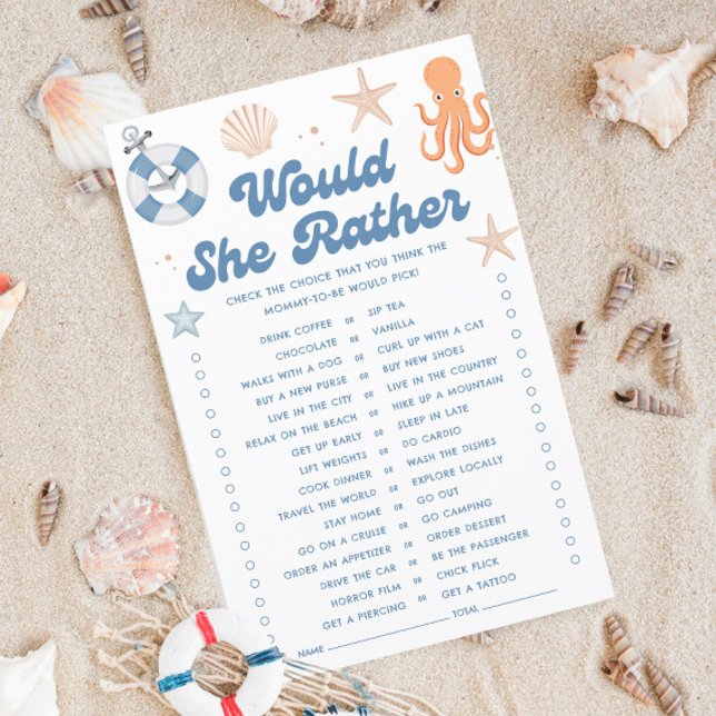 Lámina Beach Baby Shower Prefiere Jugar (Subido por el creador)