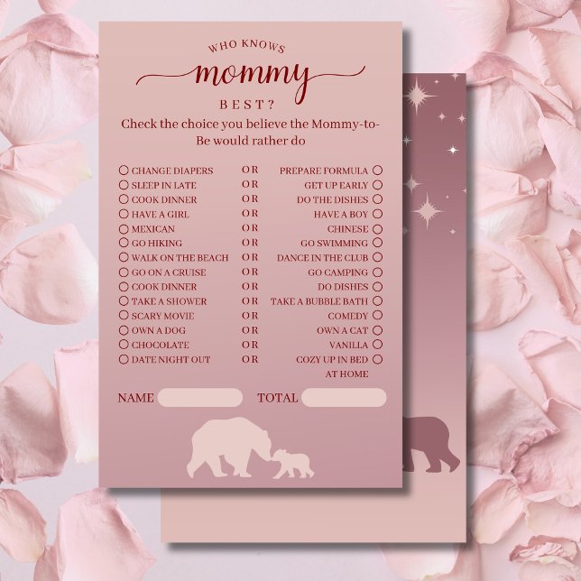 Lámina Bear Baby Shower que conoce a mi mejor juego (Subido por el creador)