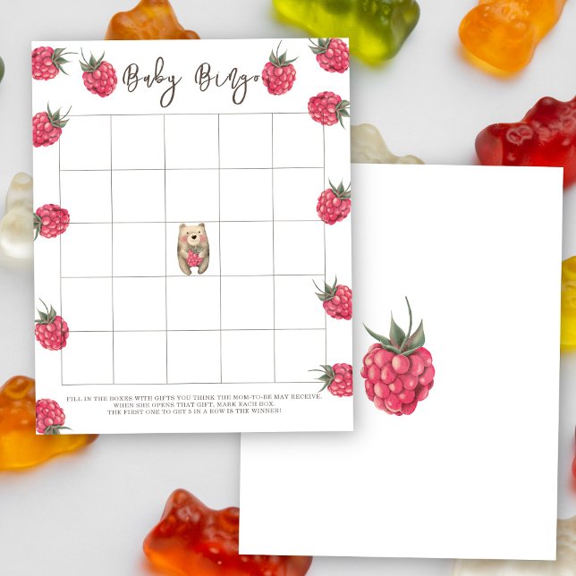 Lámina Bear - juego de bingo para ducha de bebé (Subido por el creador)