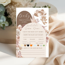 Lámina Bearly Wait Baby Predictions Advice Neutral Boho