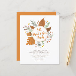 Lámina Beba y da gracias Fiesta de la guirnalda de Acción