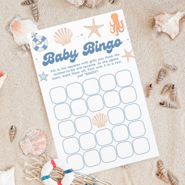 Lámina Bebé a bordo Juego de Bingo Bebé Baby Shower (Subido por el creador)