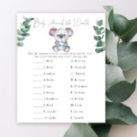 Bebé alrededor del mundo - Baby Shower de Koala
