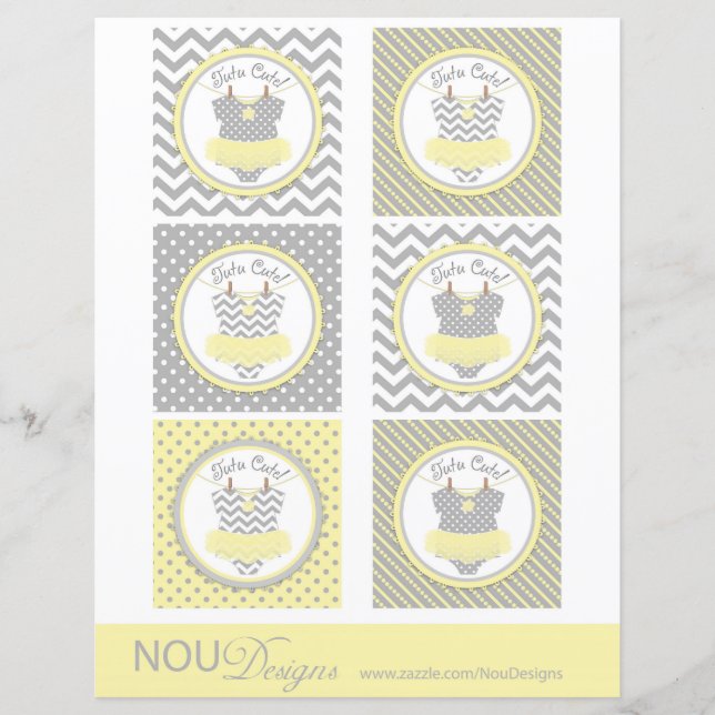 Lámina Bebé Chica Tutu Mezcla Imprimir Cubierta Grande To (Anverso)