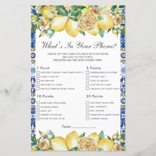 Lámina Bebé con flores de limón de verano qué hay en tu j