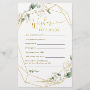 Lámina Bebé de vegetación geométrica en deseos de sangre