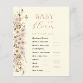 Lámina Bebé En Bloom Boho Juego De Baby Shower Neutral