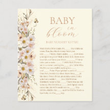 Bebé En Bloom Boho Juego De Baby Shower Neutral