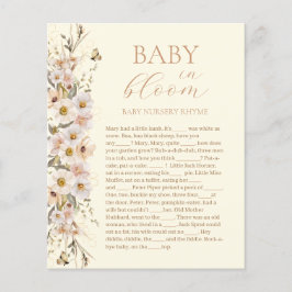 Lámina Bebé En Bloom Boho Juego De Baby Shower Neutral